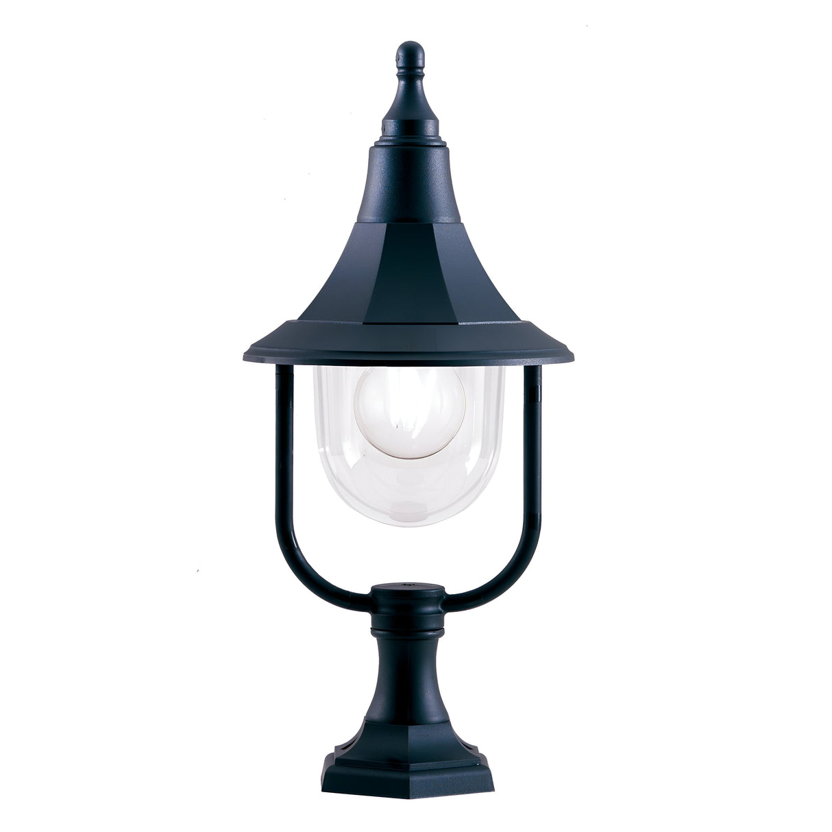 Shannon 1 Light Pedestal - Black