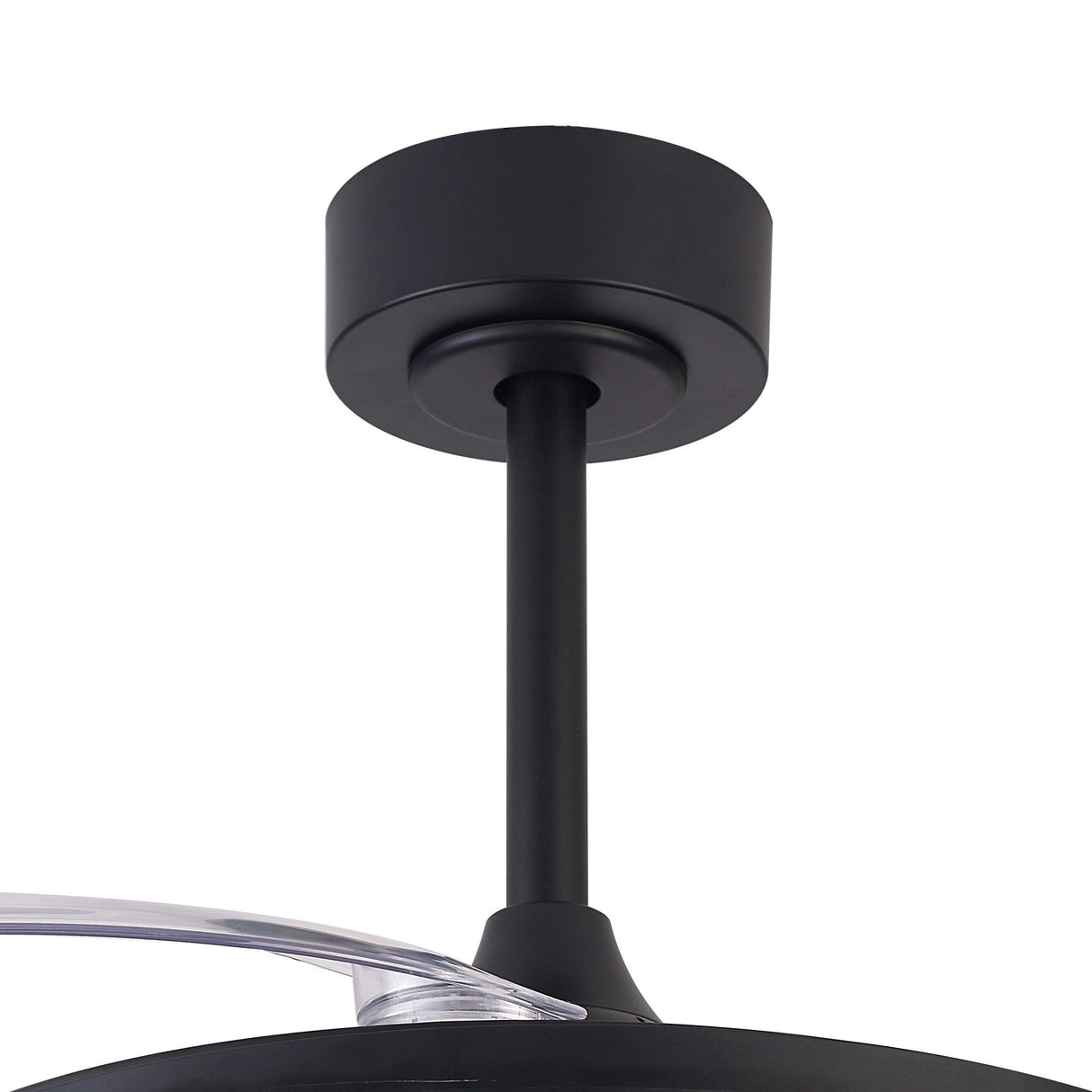 Siberia RGB CCT Dimmable LED Ceiling Fan Light With Remote Control - Black