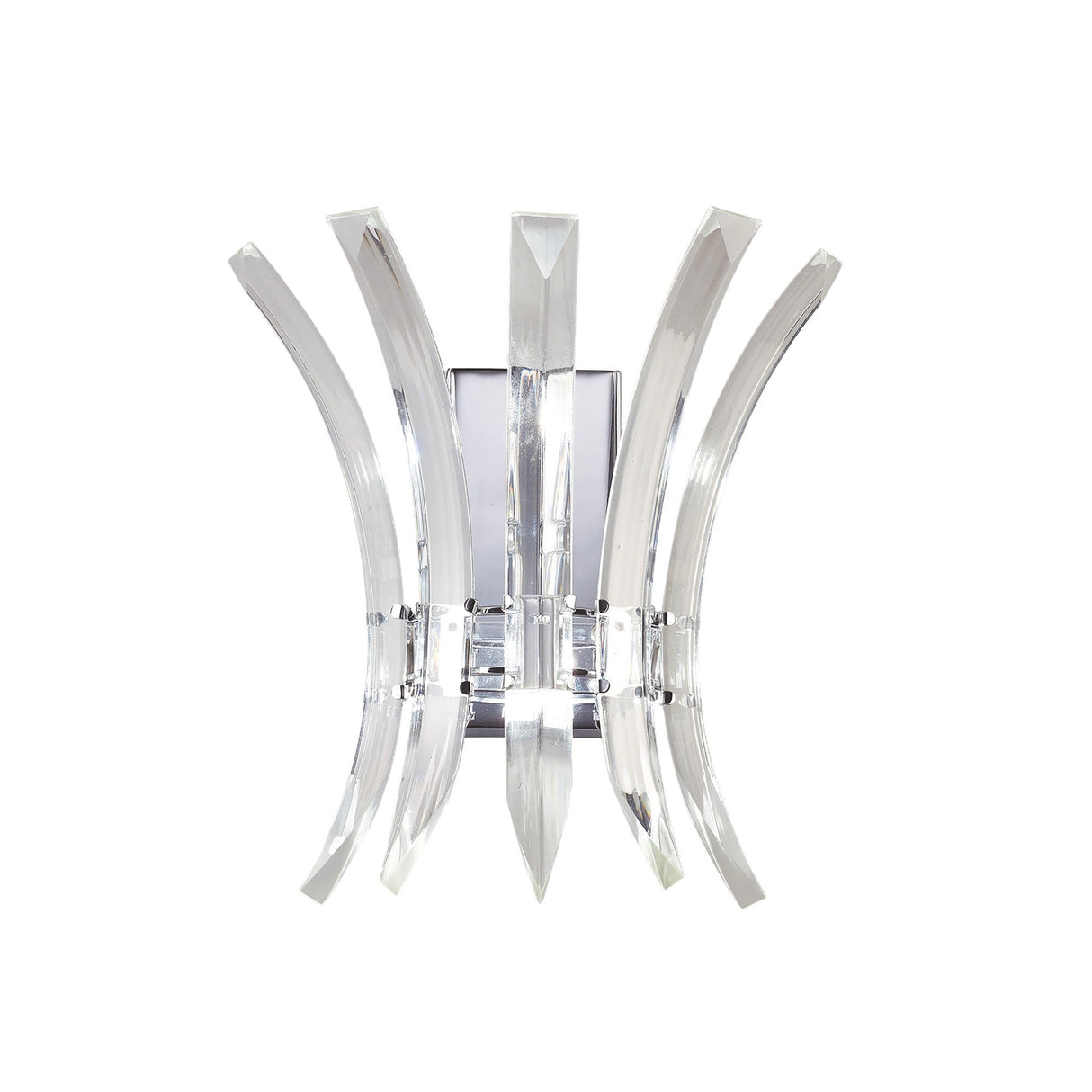 Sinclair 2 Light Wall Light - Polished Chrome