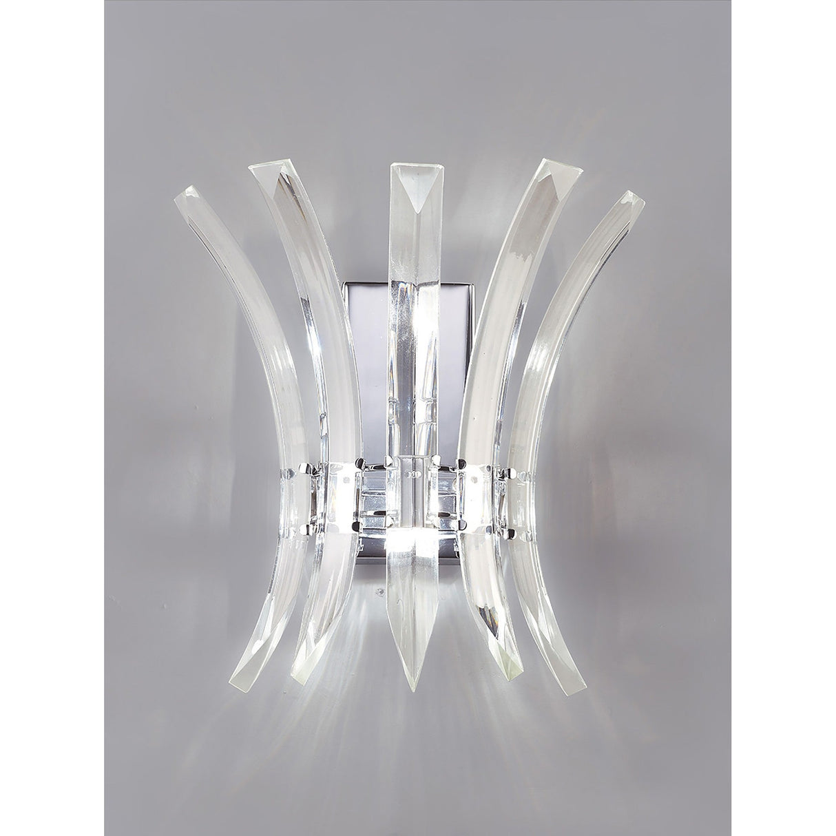 Sinclair 2 Light Wall Light - Polished Chrome