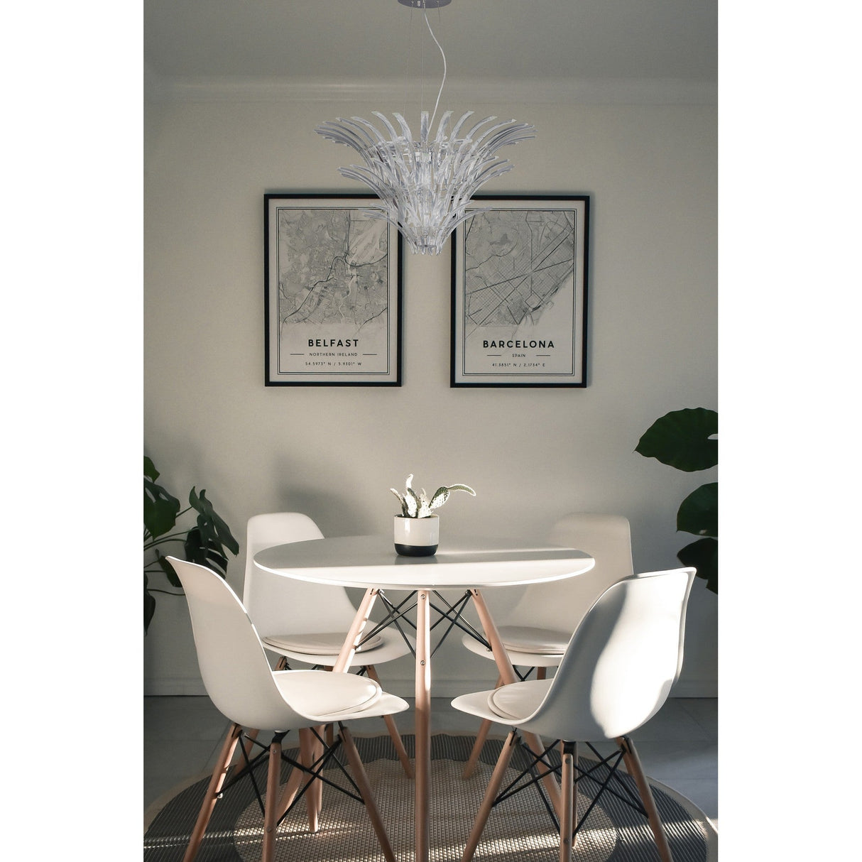 Sinclair 90cm 12 Light Chandelier - Polished Chrome