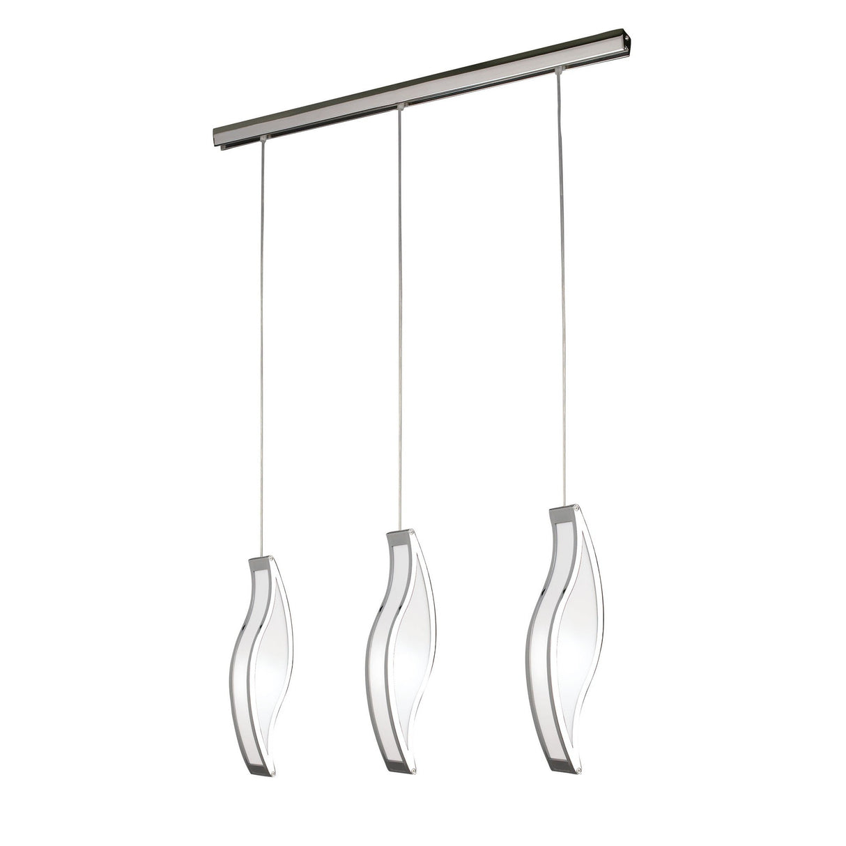Sintesys 3 Light Bar Pendant Light - Polished Chrome