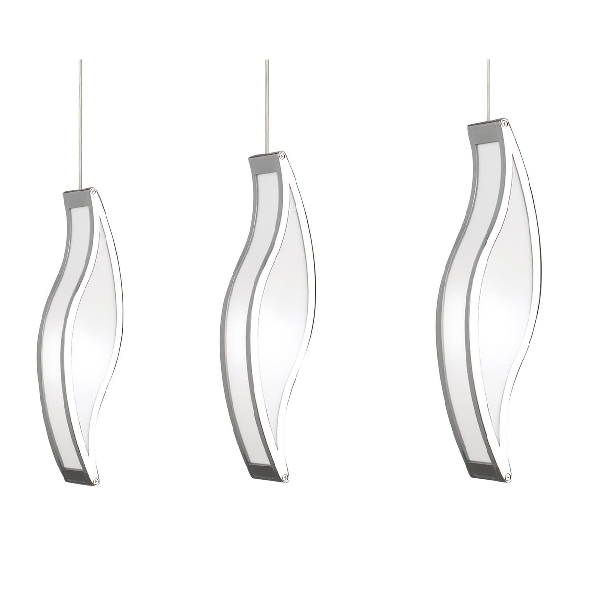 Sintesys 3 Light Bar Pendant Light - Polished Chrome