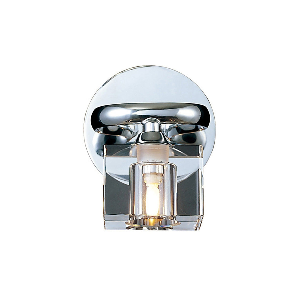 Sisco 1 Light Wall Light - Polished Chrome