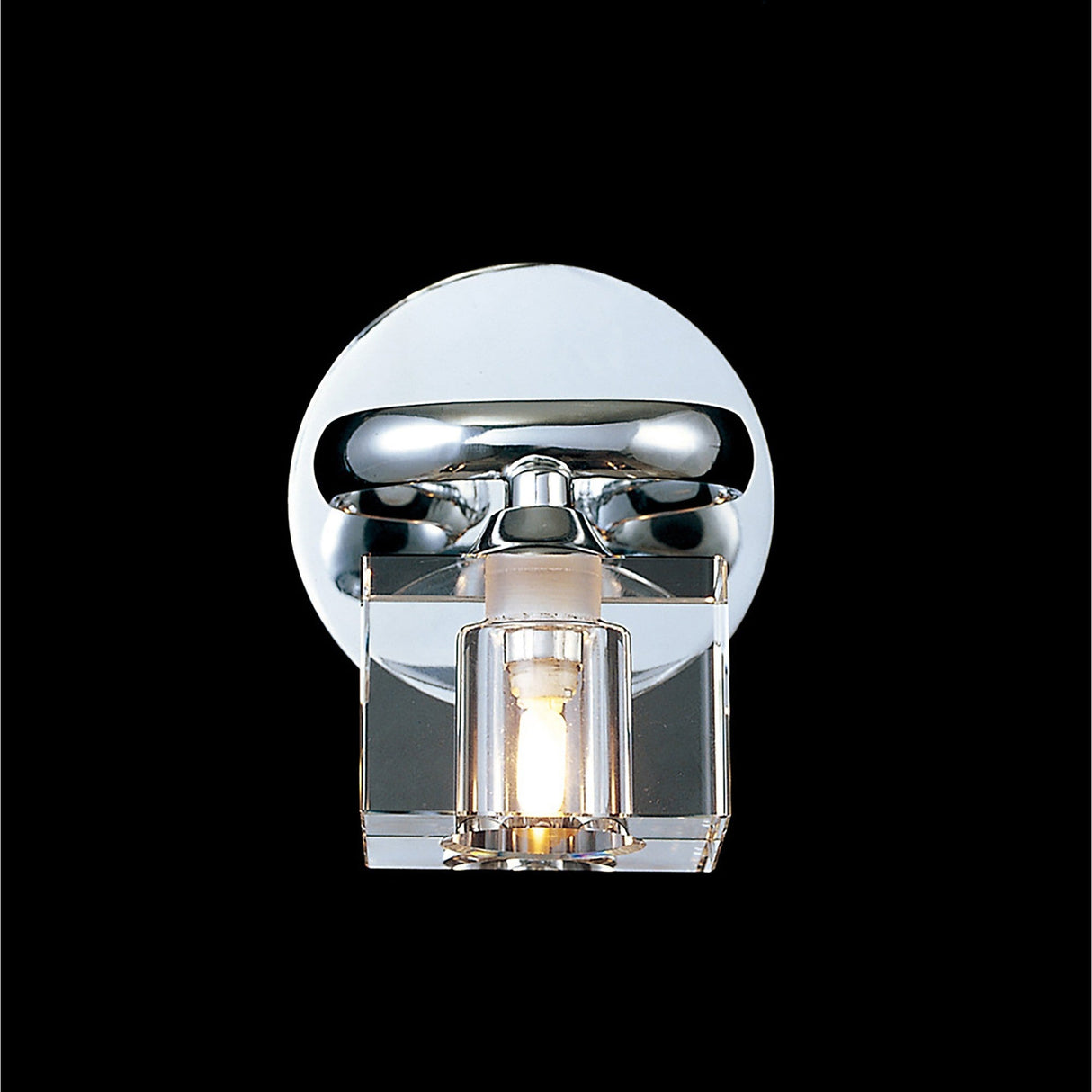 Sisco 1 Light Wall Light - Polished Chrome