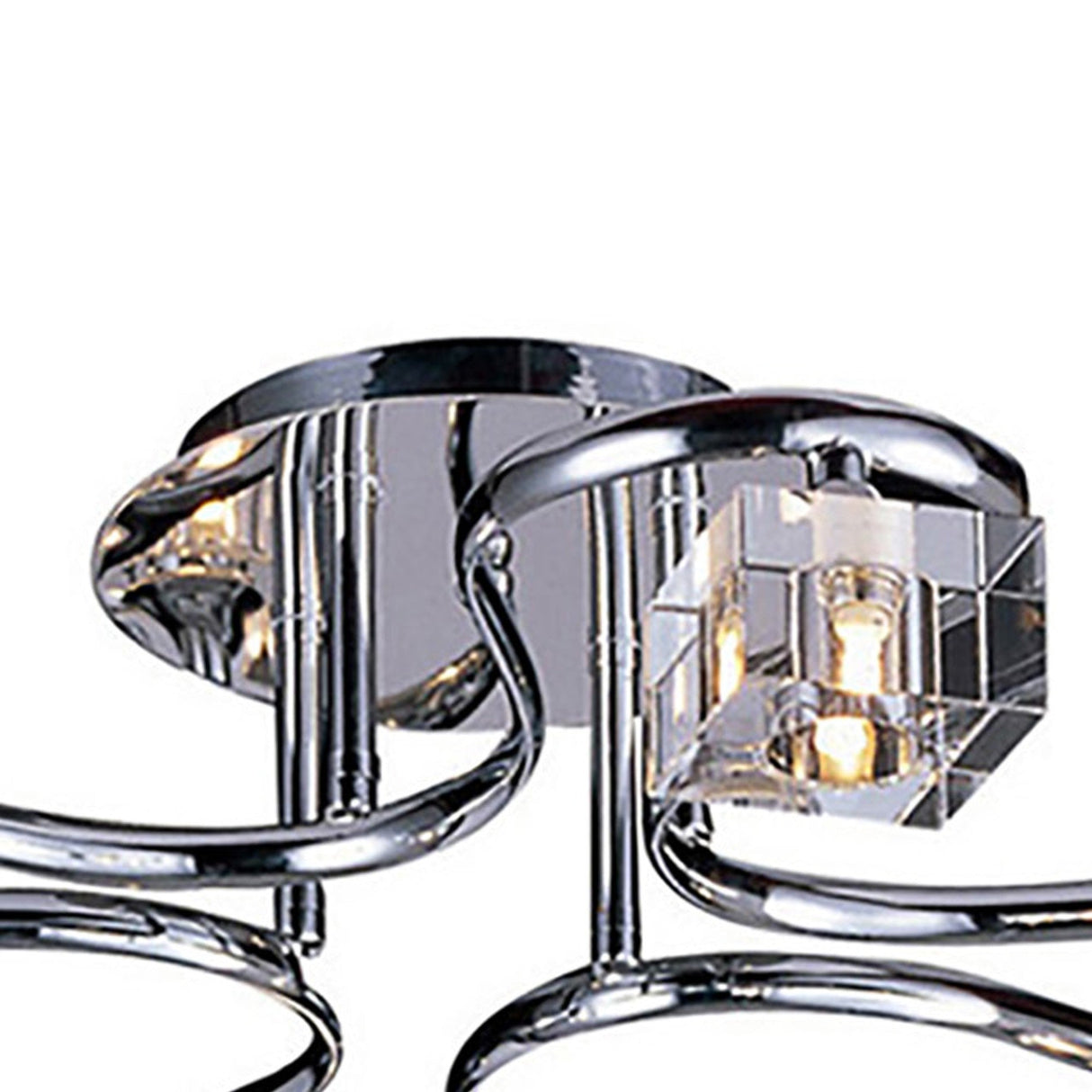 Sisco 4 Light Semi-Flush Ceiling Light – Polished Chrome