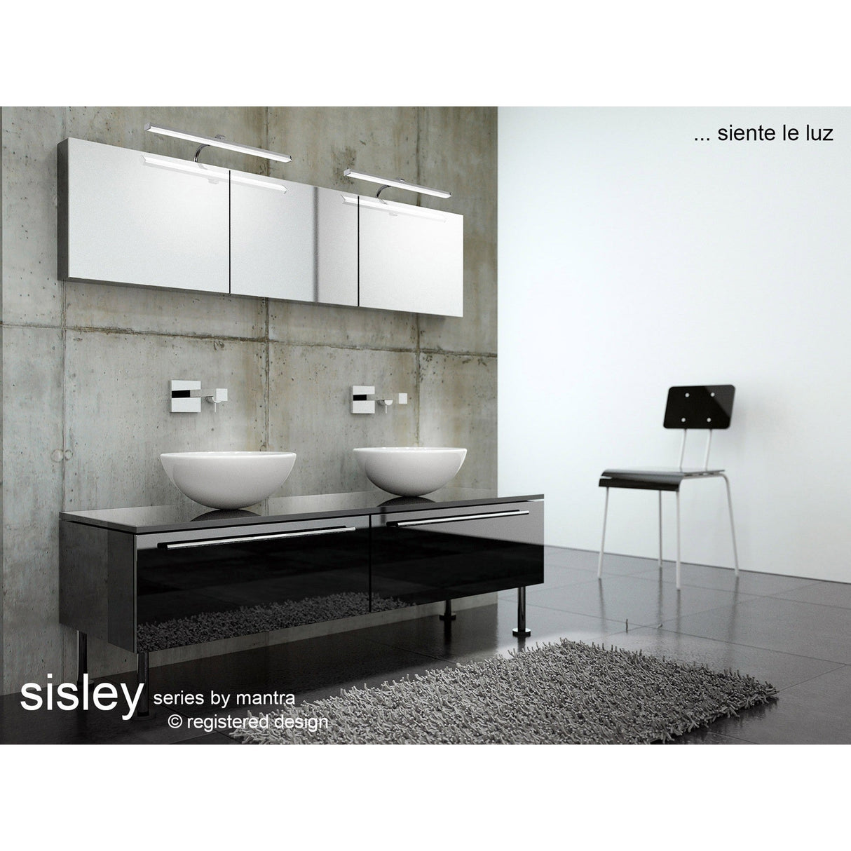 Sisley Outdoor LED Wall Light 7W 4000K - Chrome