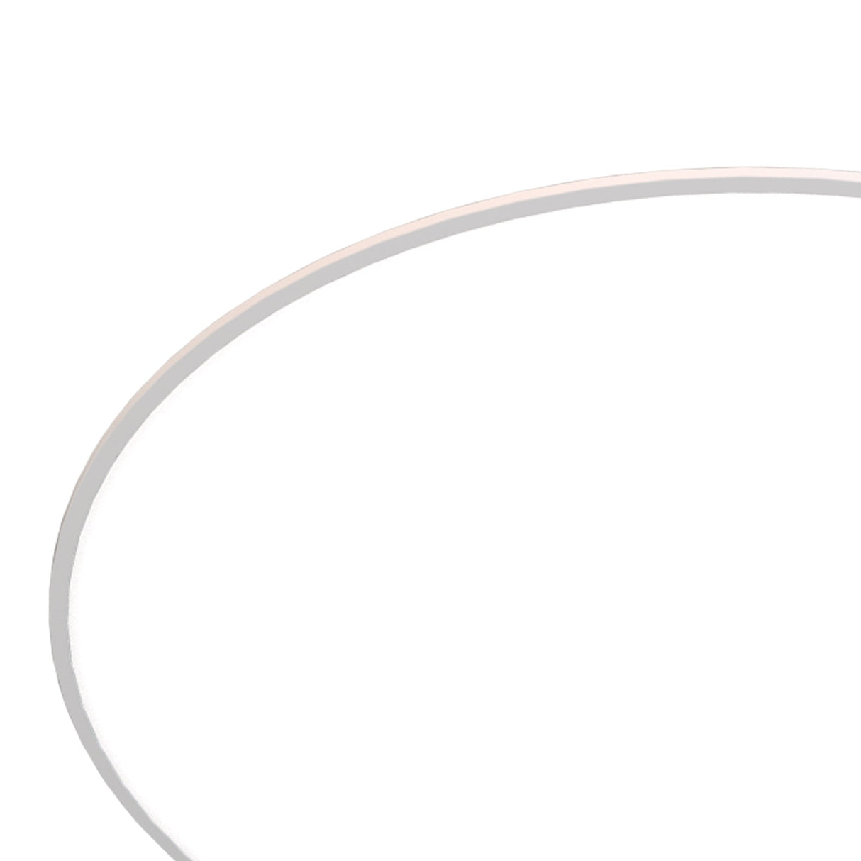 Slim LED Flush Ceiling Light 24W 5000K - White