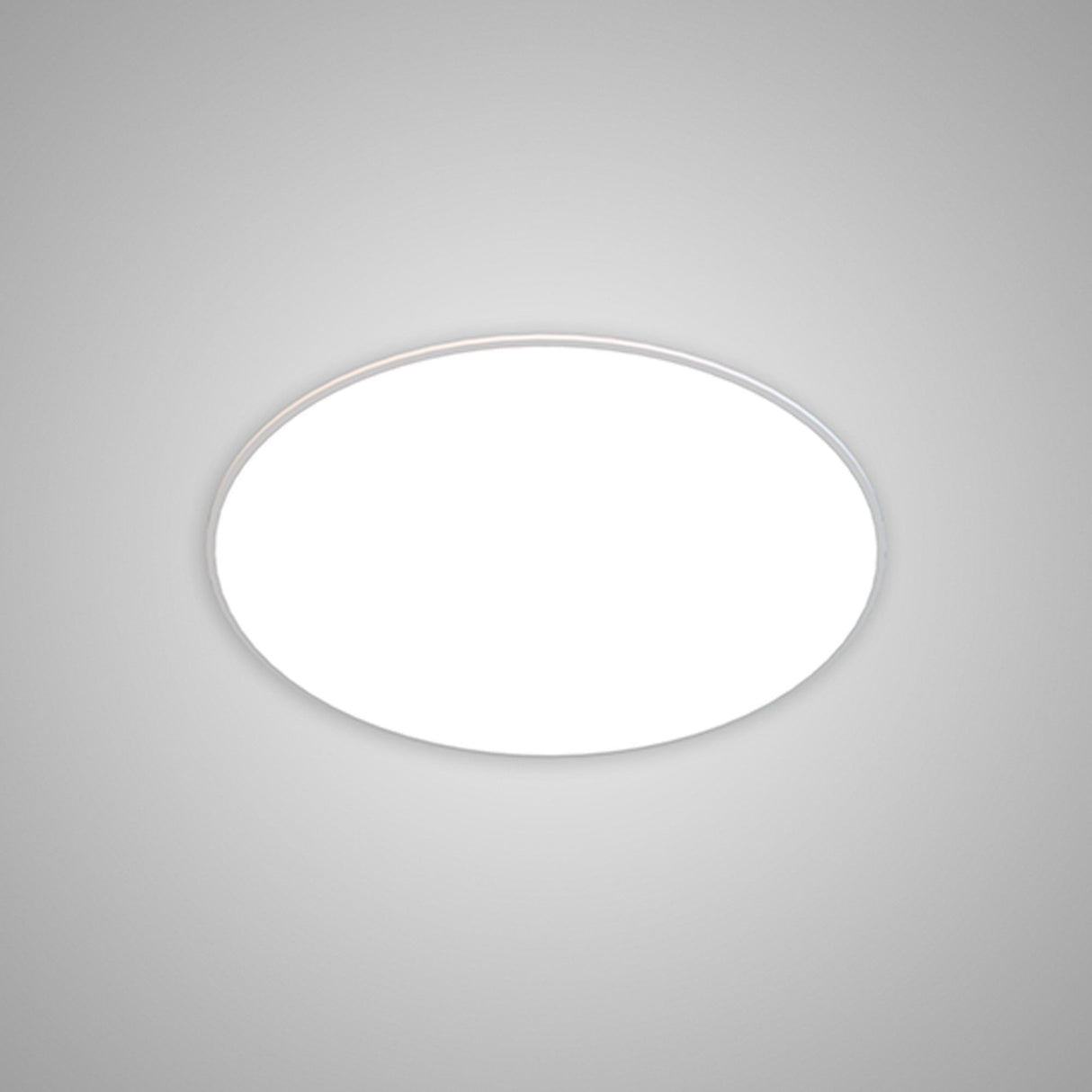Slim CCT LED Flush Ceiling Light 24W With Switch - White