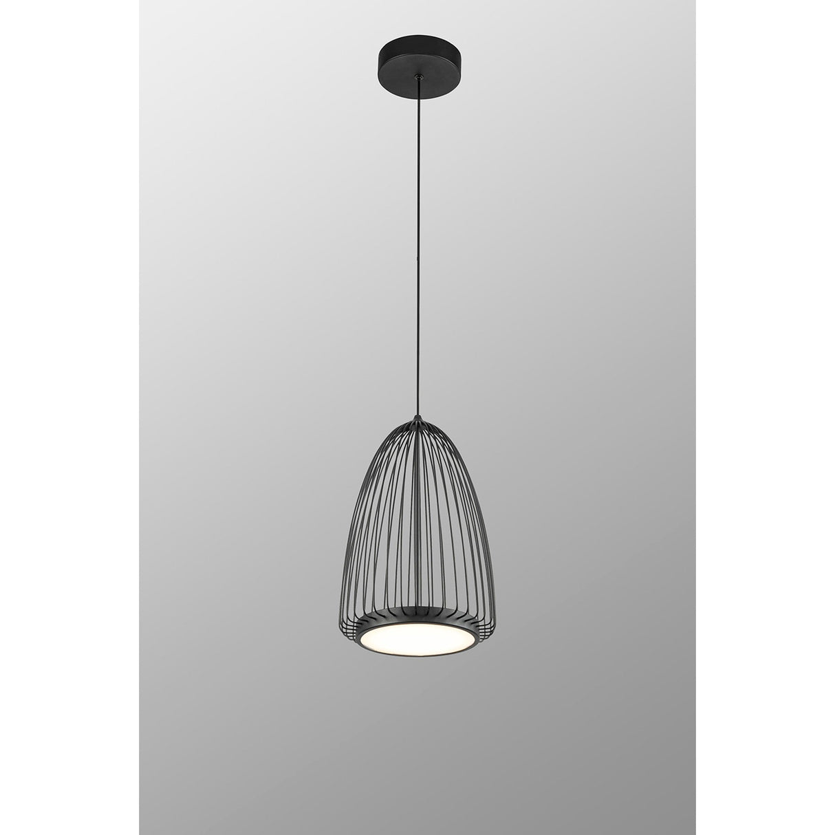 Smart 22cm LED Pendant Light 20W 3000K - Sand Black