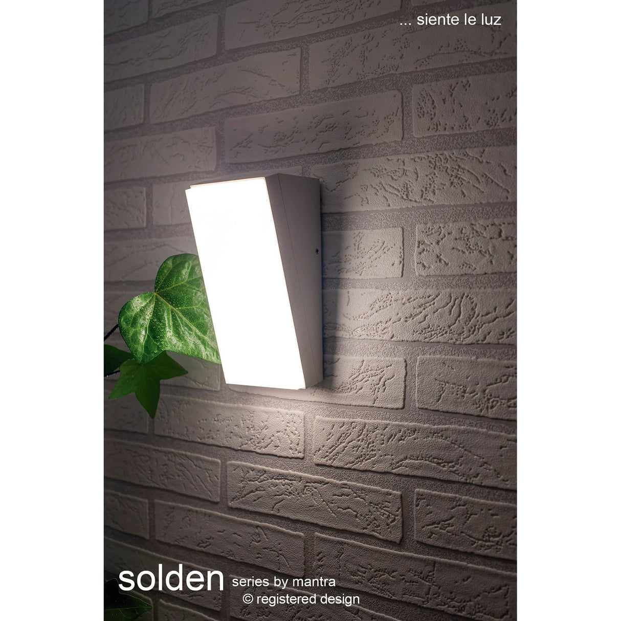 Solden Vertical Outdoor LED Wall Light 9W 3000K - White