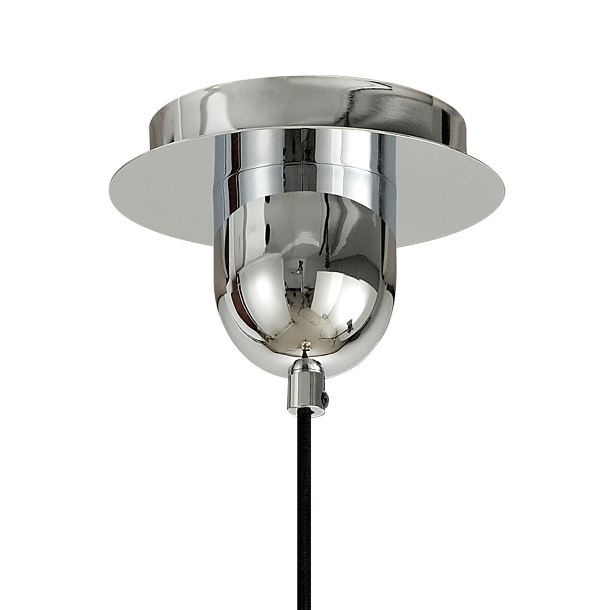 Sonata 15cm 1 Light Pendant Light - Polished Chrome & Graphite
