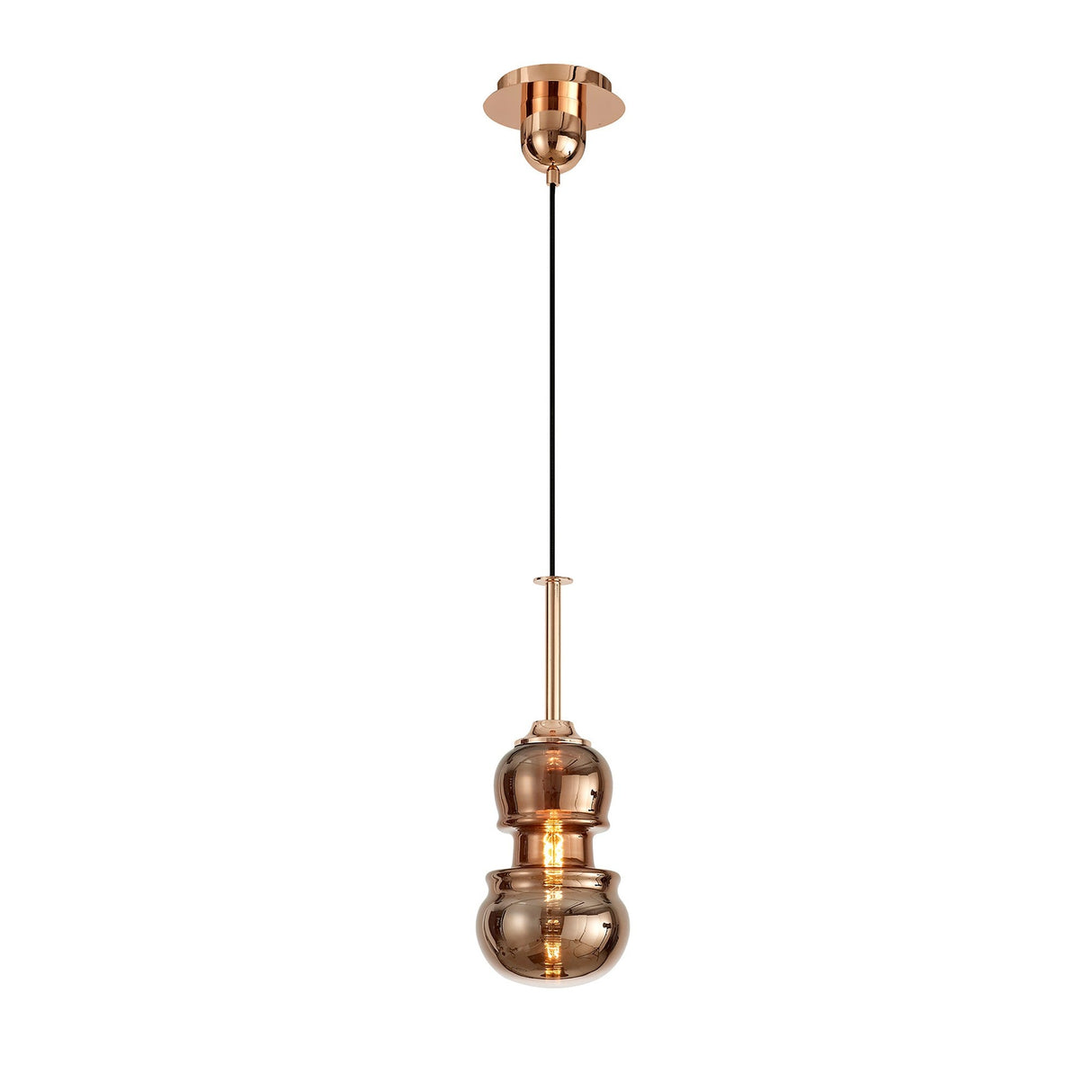 Sonata 15cm 1 Light Pendant Light - Copper