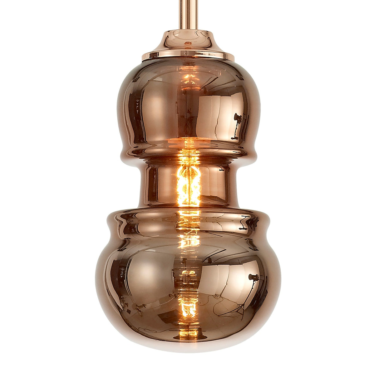 Sonata 15cm 1 Light Pendant Light - Copper