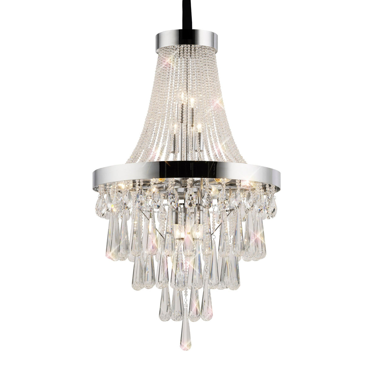 Sophia 60cm 13 Light Crystal Chandelier - Polished Chrome