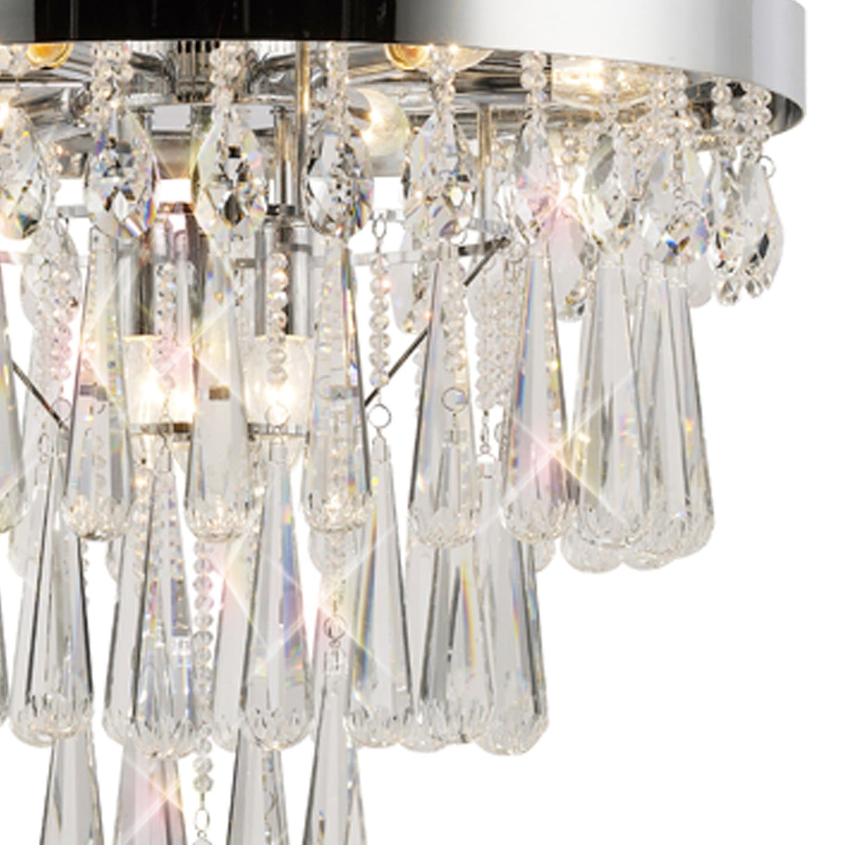 Sophia 60cm 13 Light Crystal Chandelier - Polished Chrome