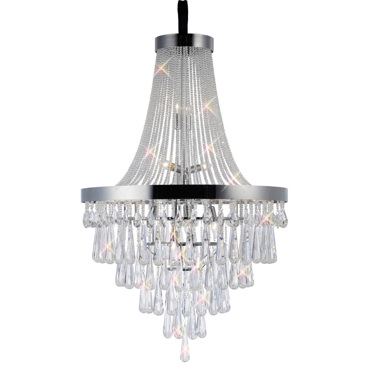 Sophia 81cm 17 Light Crystal Chandelier - Polished Chrome