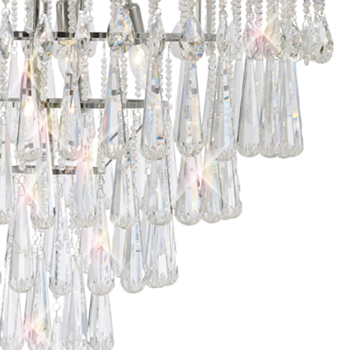 Sophia 81cm 17 Light Crystal Chandelier - Polished Chrome