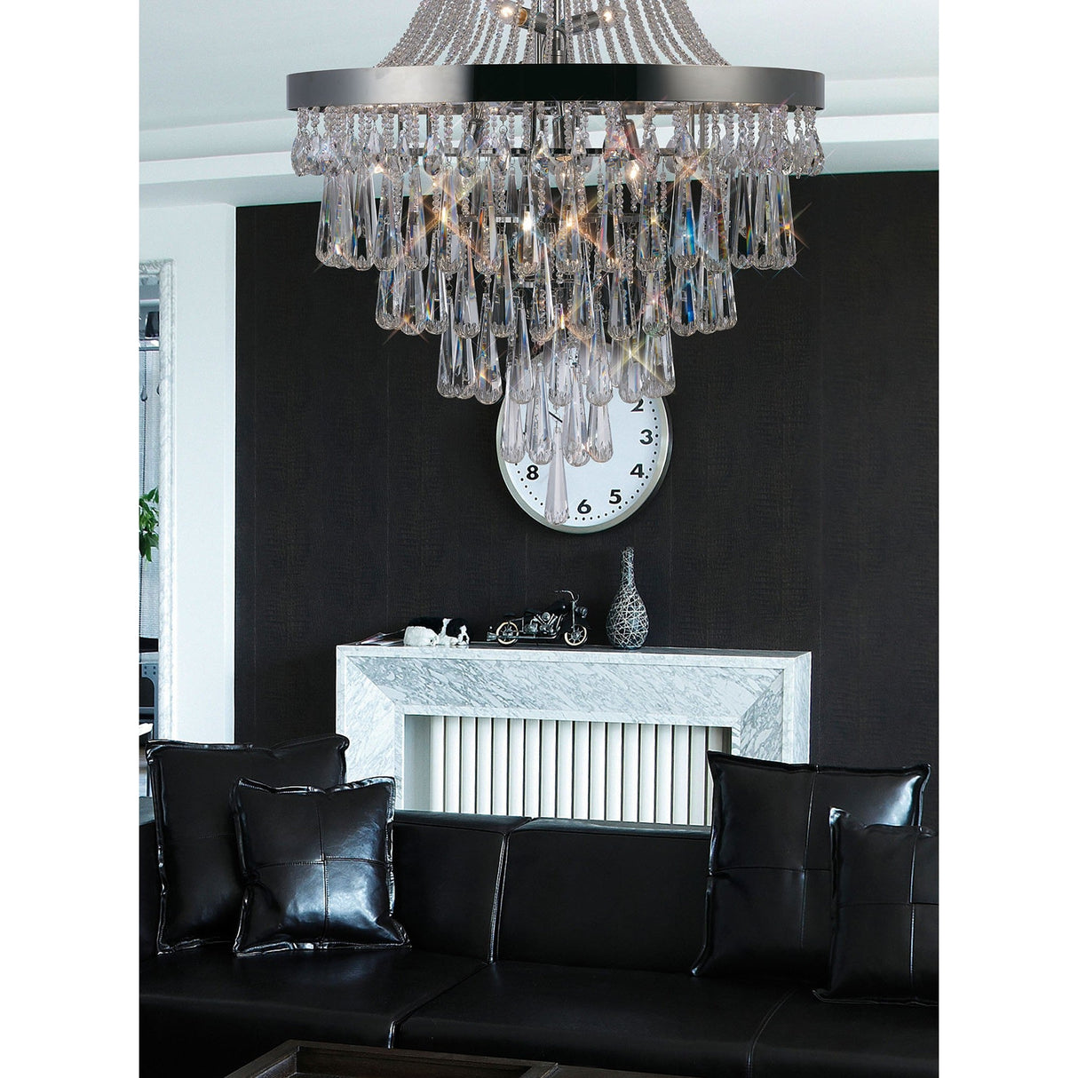 Sophia 81cm 17 Light Crystal Chandelier - Polished Chrome