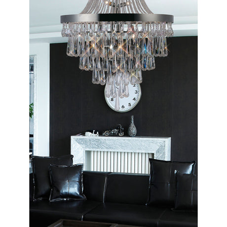 Sophia 81cm 17 Light Crystal Chandelier - Polished Chrome