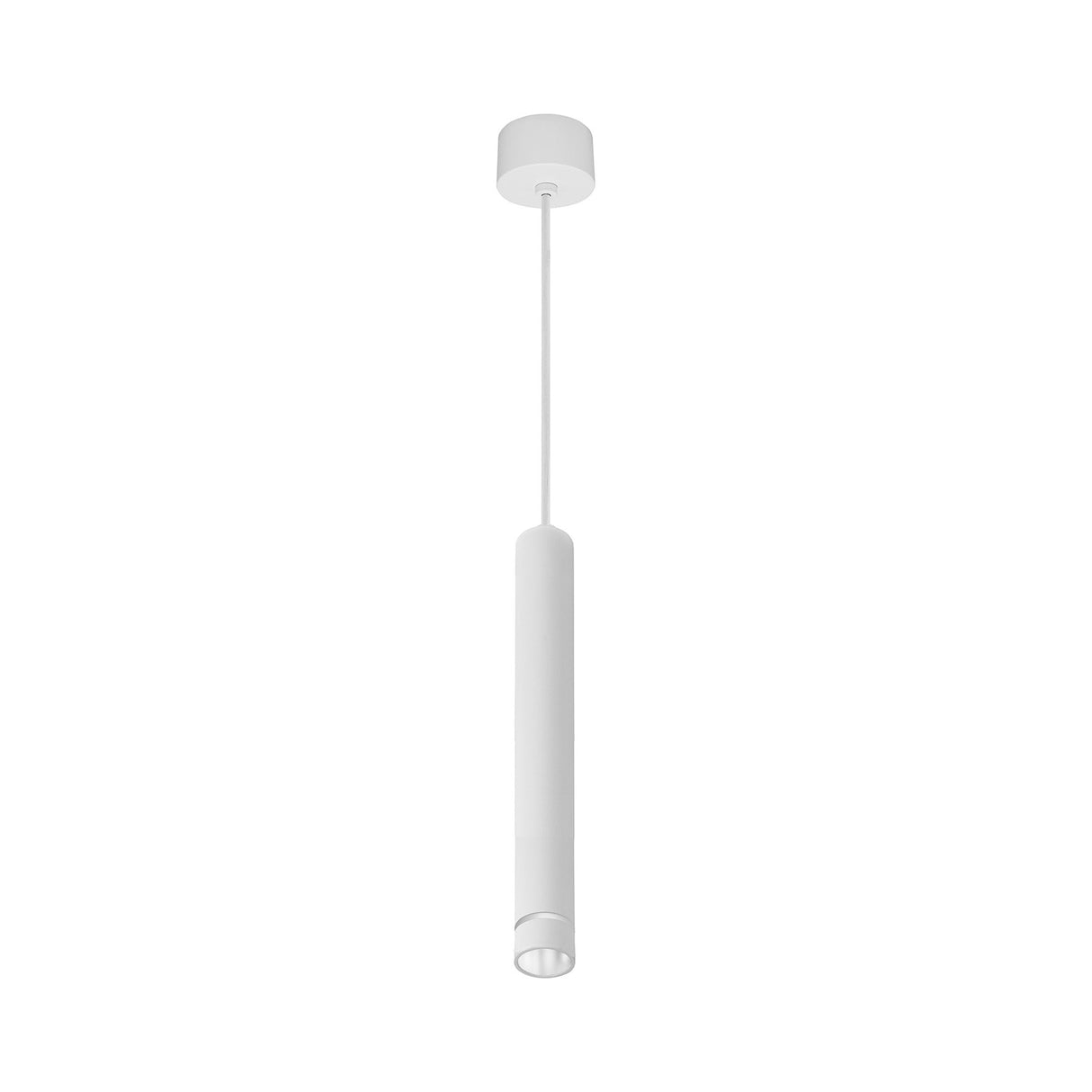 Split 6.5cm 1 Light Pendant Light - White