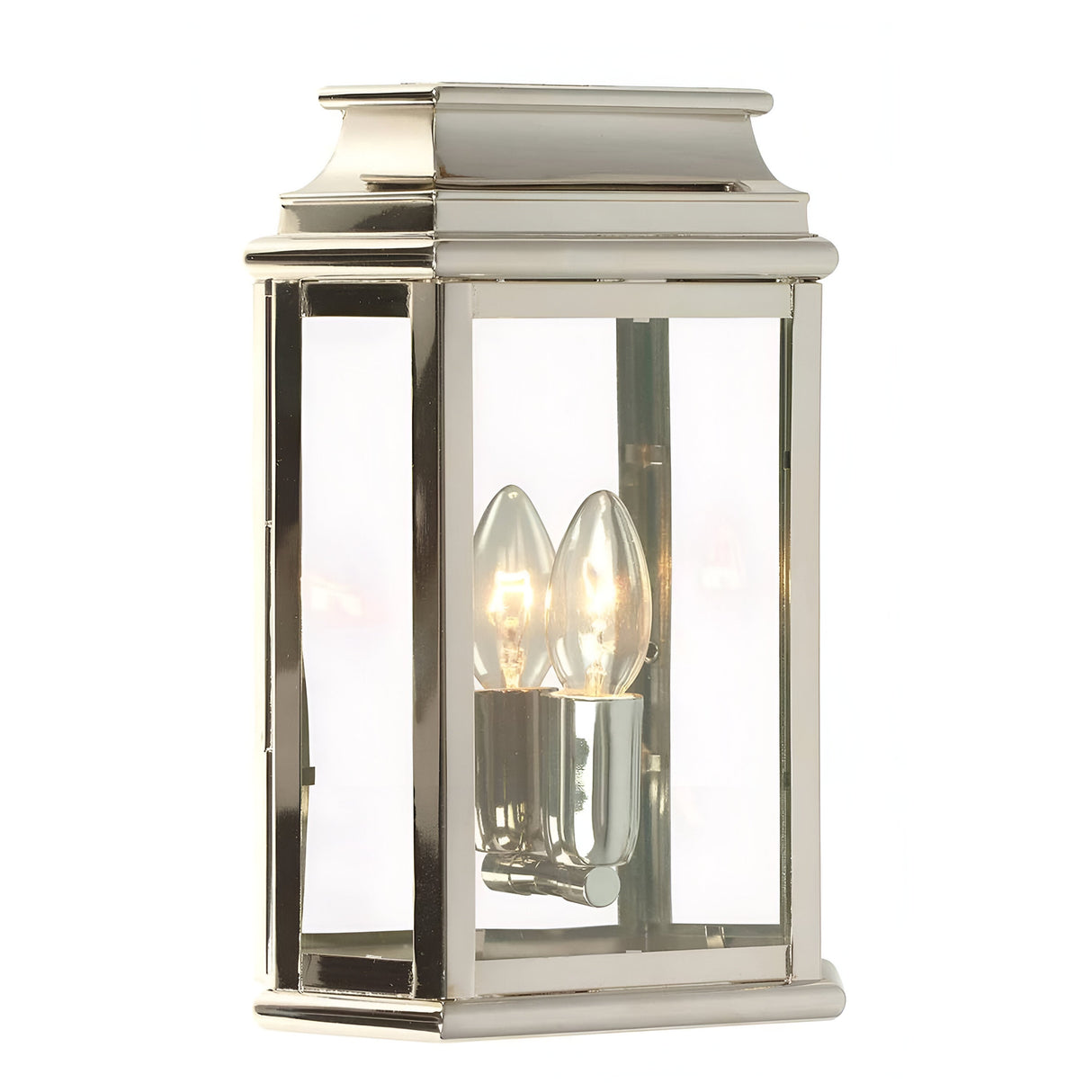 St Martins 1 Light Wall Lantern - Polished Nickel