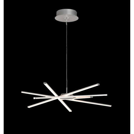 Star 69cm Dimmable LED Chandelier 42W 3000K - Chrome