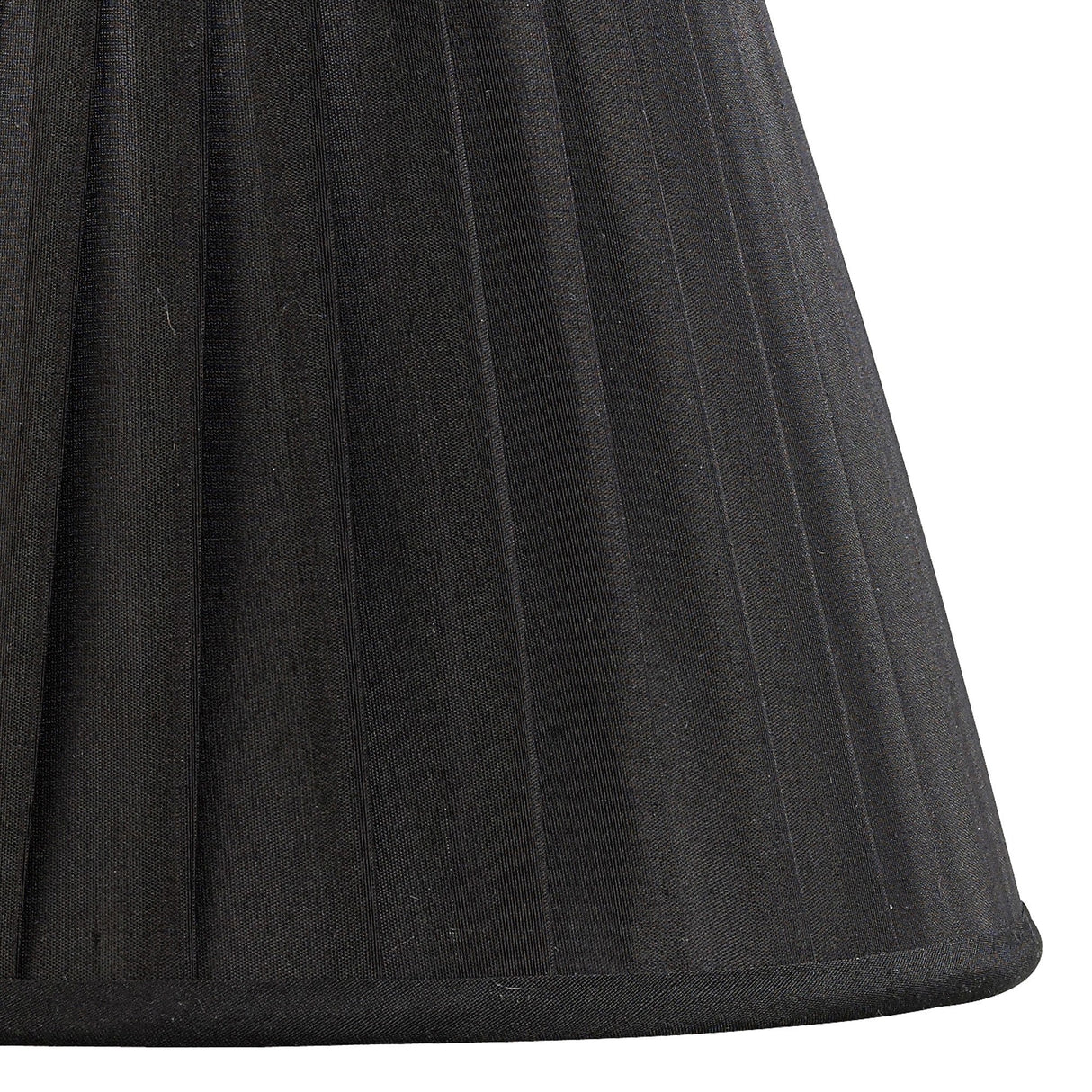 Stella Round Lampshade - Black, 15/25cm x 18.8cm