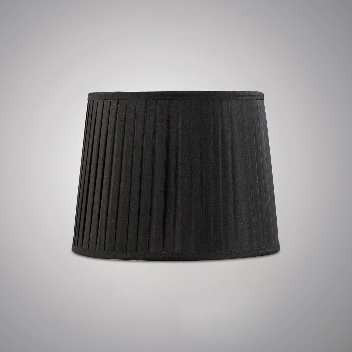 Stella Round Lampshade - Black, 25/30cm x 22.5cm