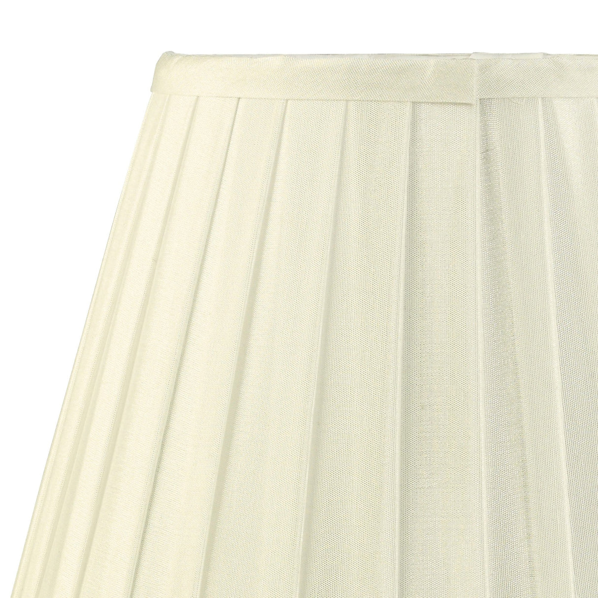 Stella Round Lampshade - Ivory, 15/25cm x 18.8cm