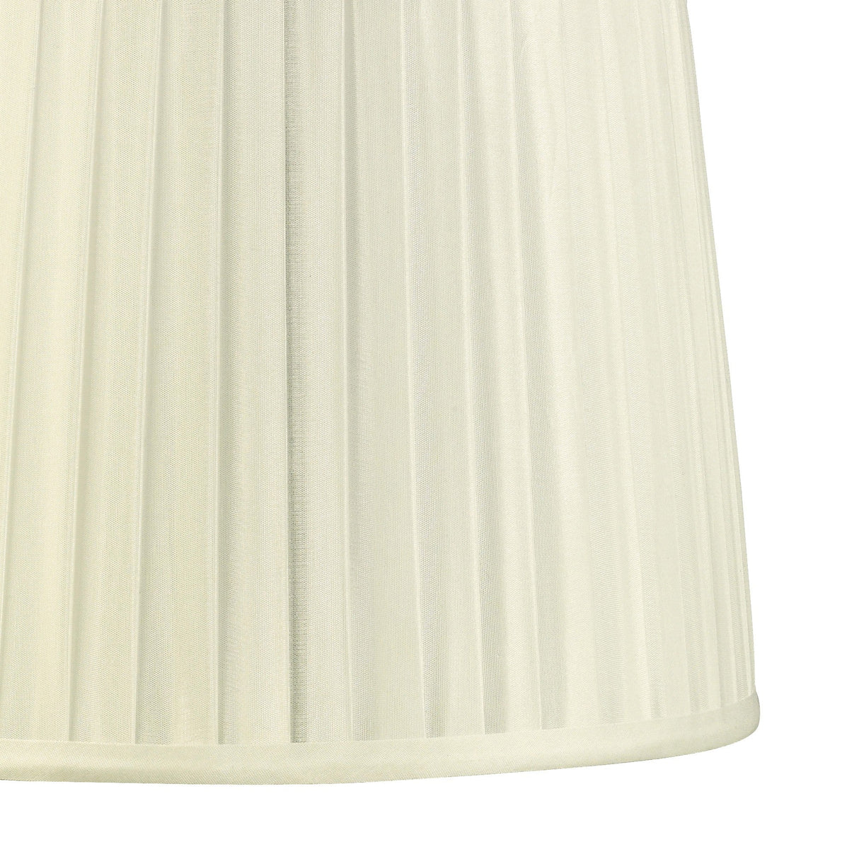 Stella Round Lampshade - Ivory, 25/30cm x 22.5cm