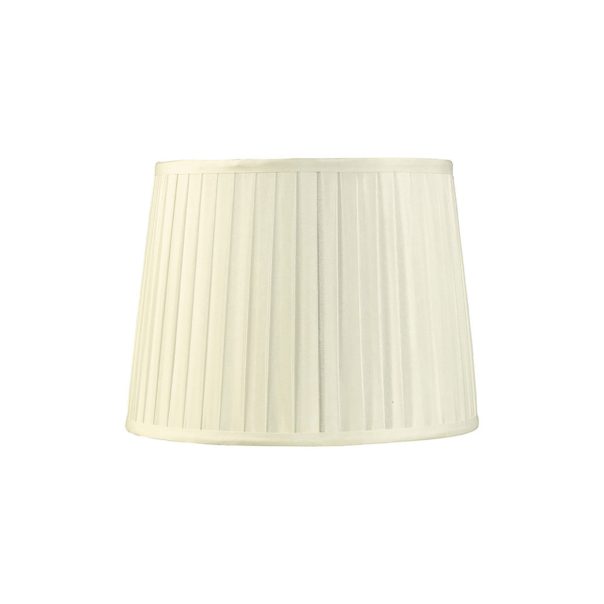 Stella Round Lampshade - Ivory, 25/30cm x 22.5cm