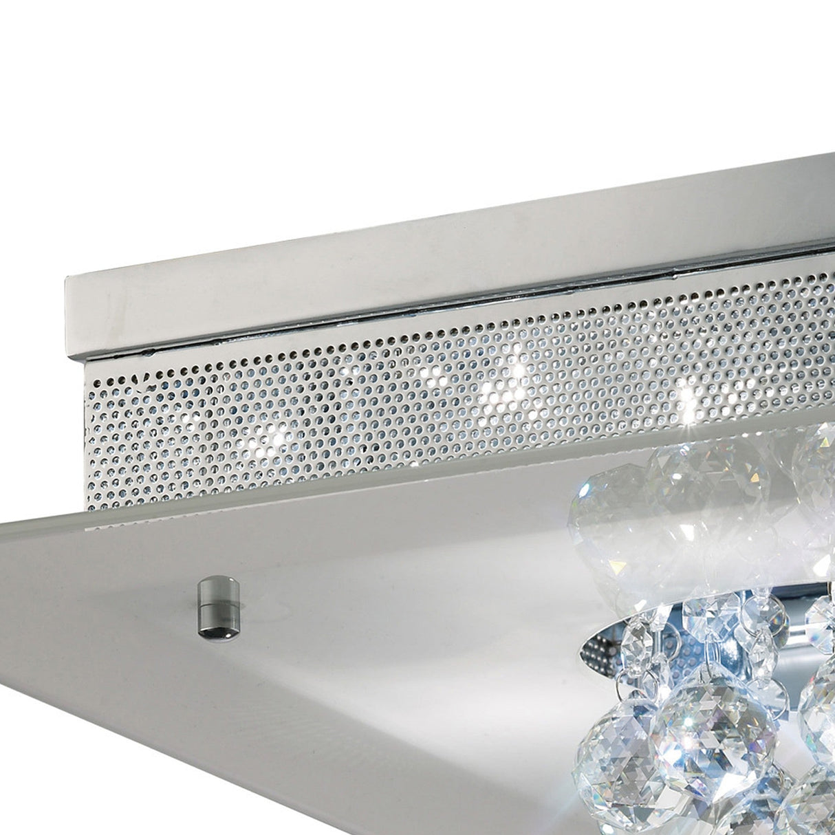 Tabitha 4 Light Flush Ceiling Light – Polished Chrome