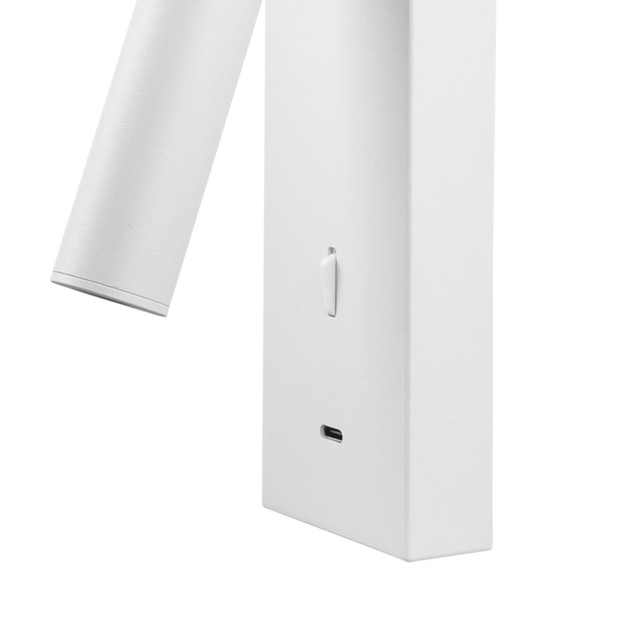 Tarifa II Adjustable LED Wall/Reading Light With USB-C & Switch - White
