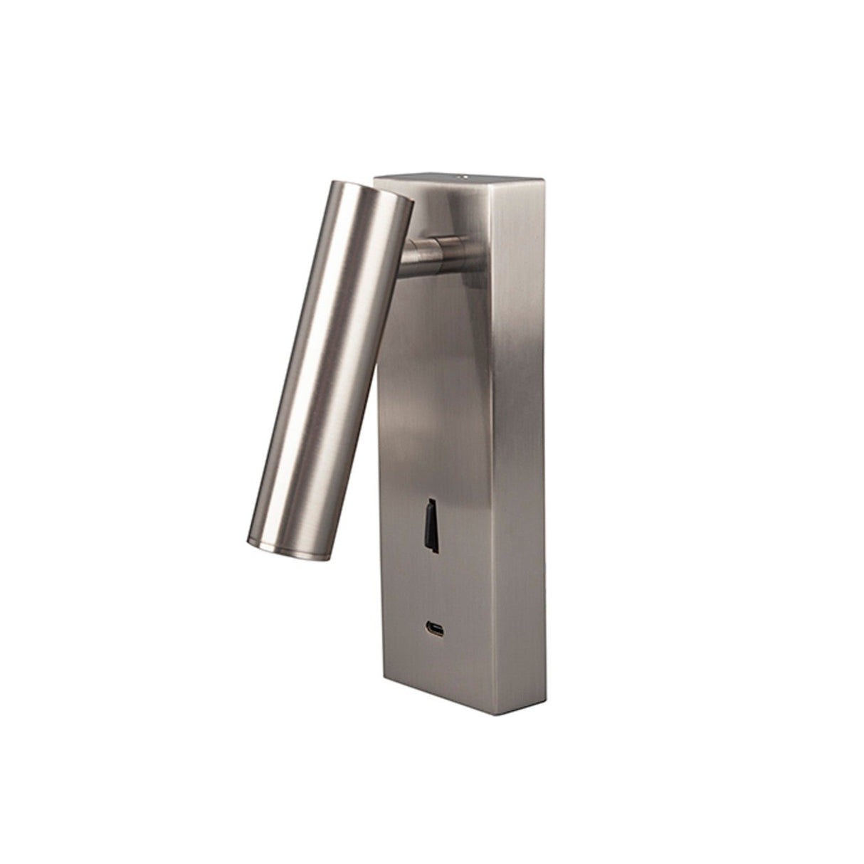 Tarifa III Adjustable LED Wall/Reading Light With USB-C & Switch - Nickel