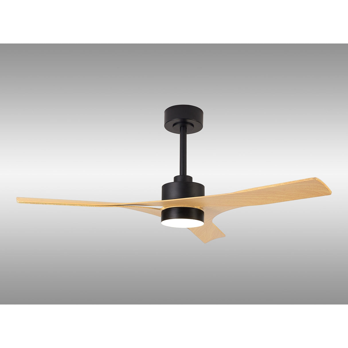 Thai CCT Dimmable LED Ceiling Fan Light With Remote & APP Control - Brown/Black