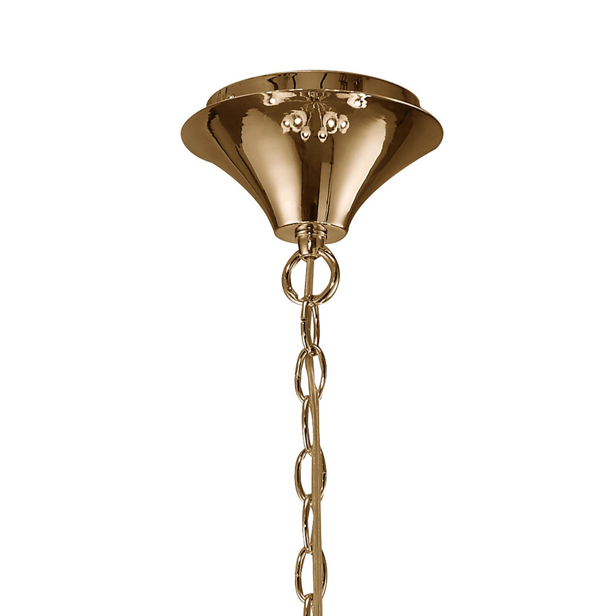 Tiffany 2 Tier 24 Light Crystal Chandelier - Gold With Bronze Shades