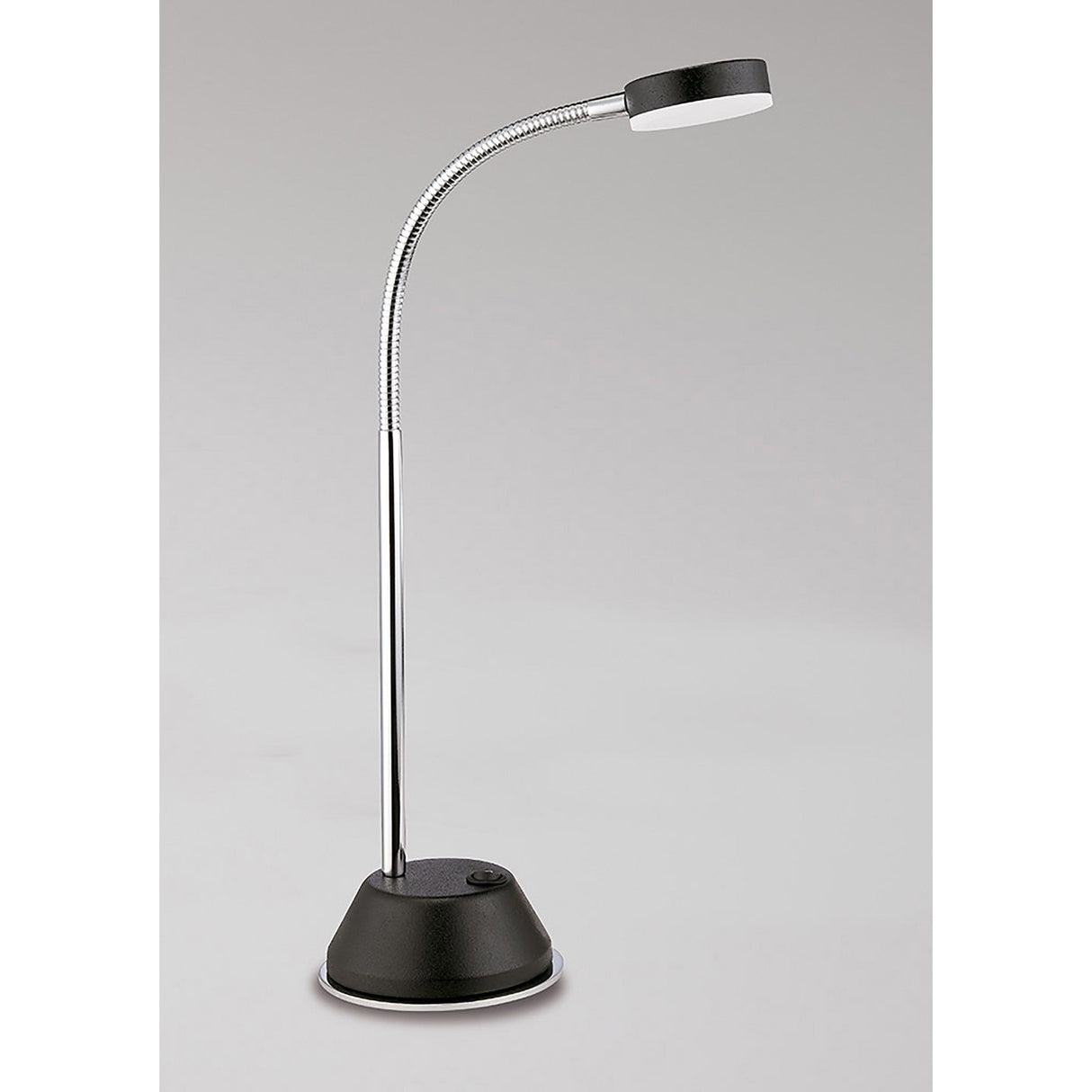 Tobias LED Table Lamp 3W 3000K - Matt Black/Polished Chrome