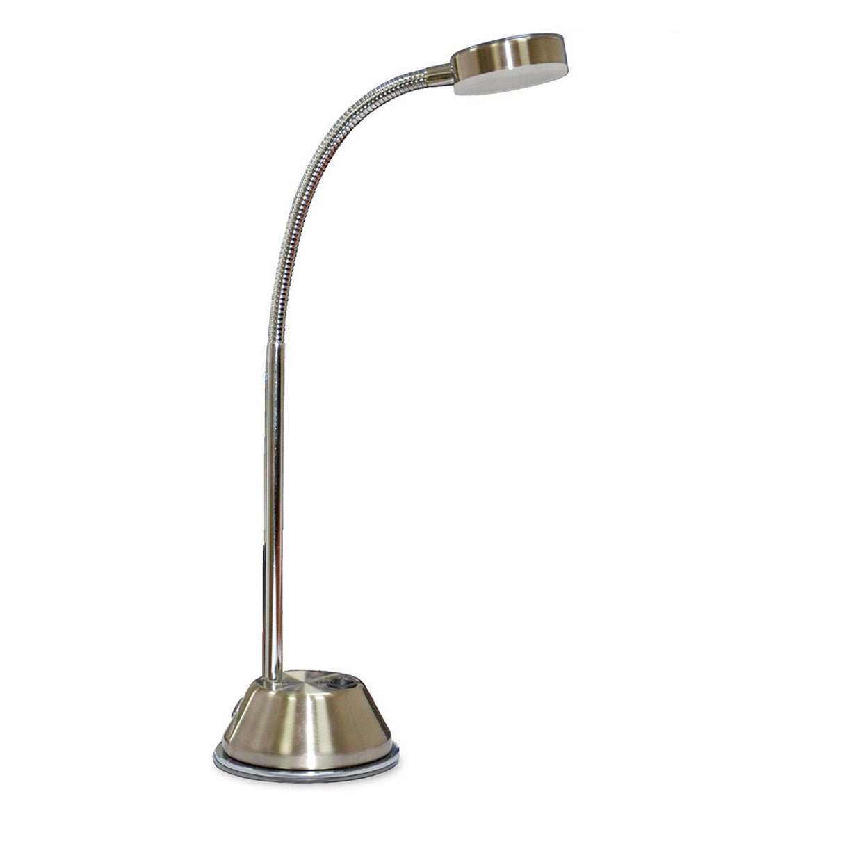 Tobias LED Table Lamp 3W 3000K - Satin Nickel/Polished Chrome