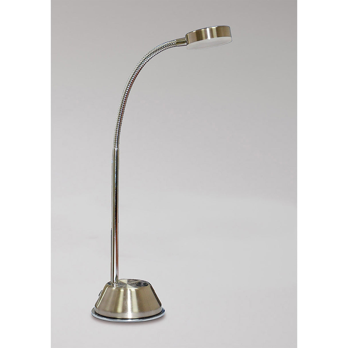 Tobias LED Table Lamp 3W 3000K - Satin Nickel/Polished Chrome