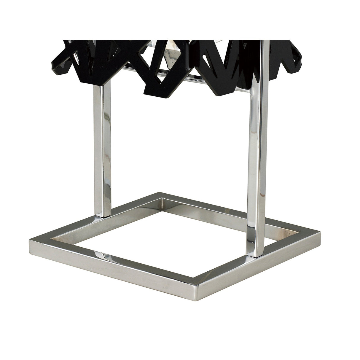 Tokio 1 Light Table Lamp - Polished Chrome/Gloss Black