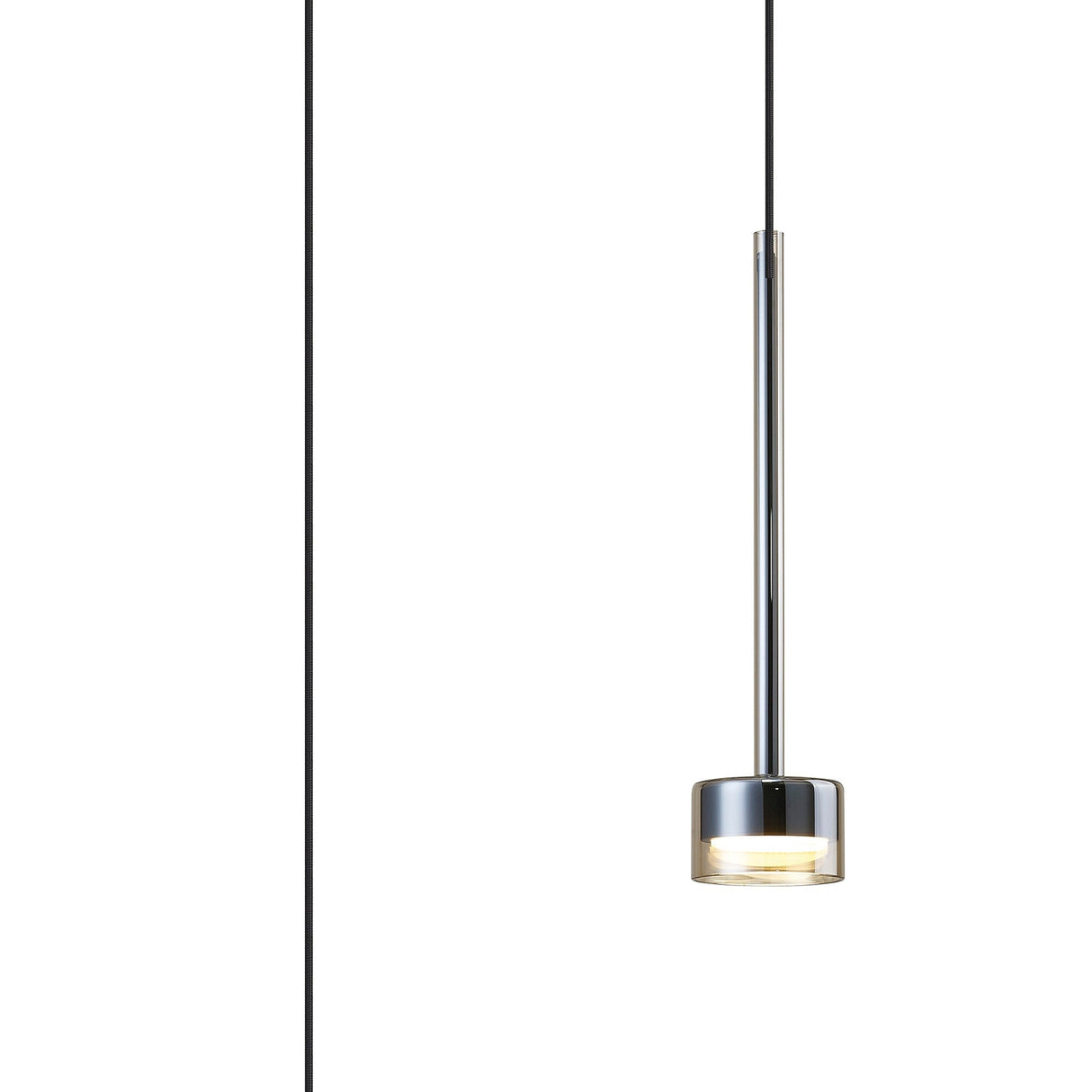 Tonic Dimmable LED Glass Pendant Light 12W 3000K - Bronze