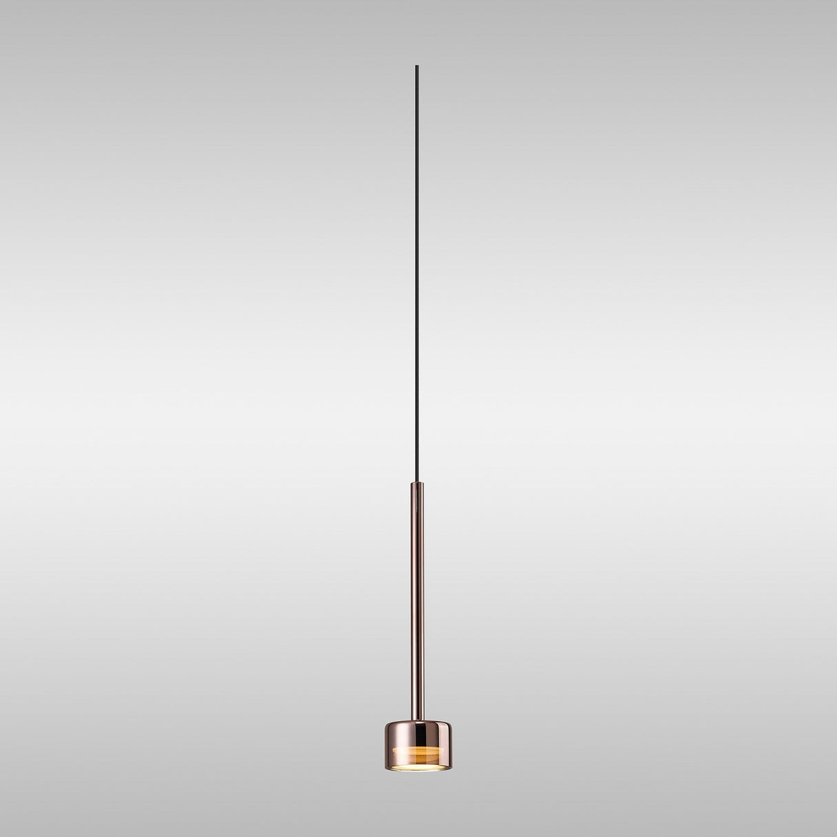 Tonic Dimmable LED Glass Pendant Light 12W 2700K - Copper