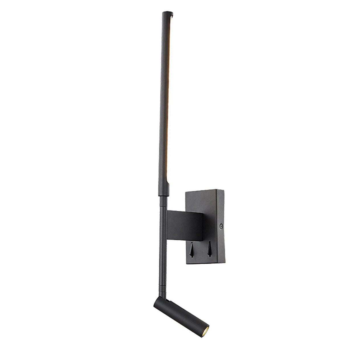 Torch LED Wall/Reading Light 6W/3W 3000K - Sand Black