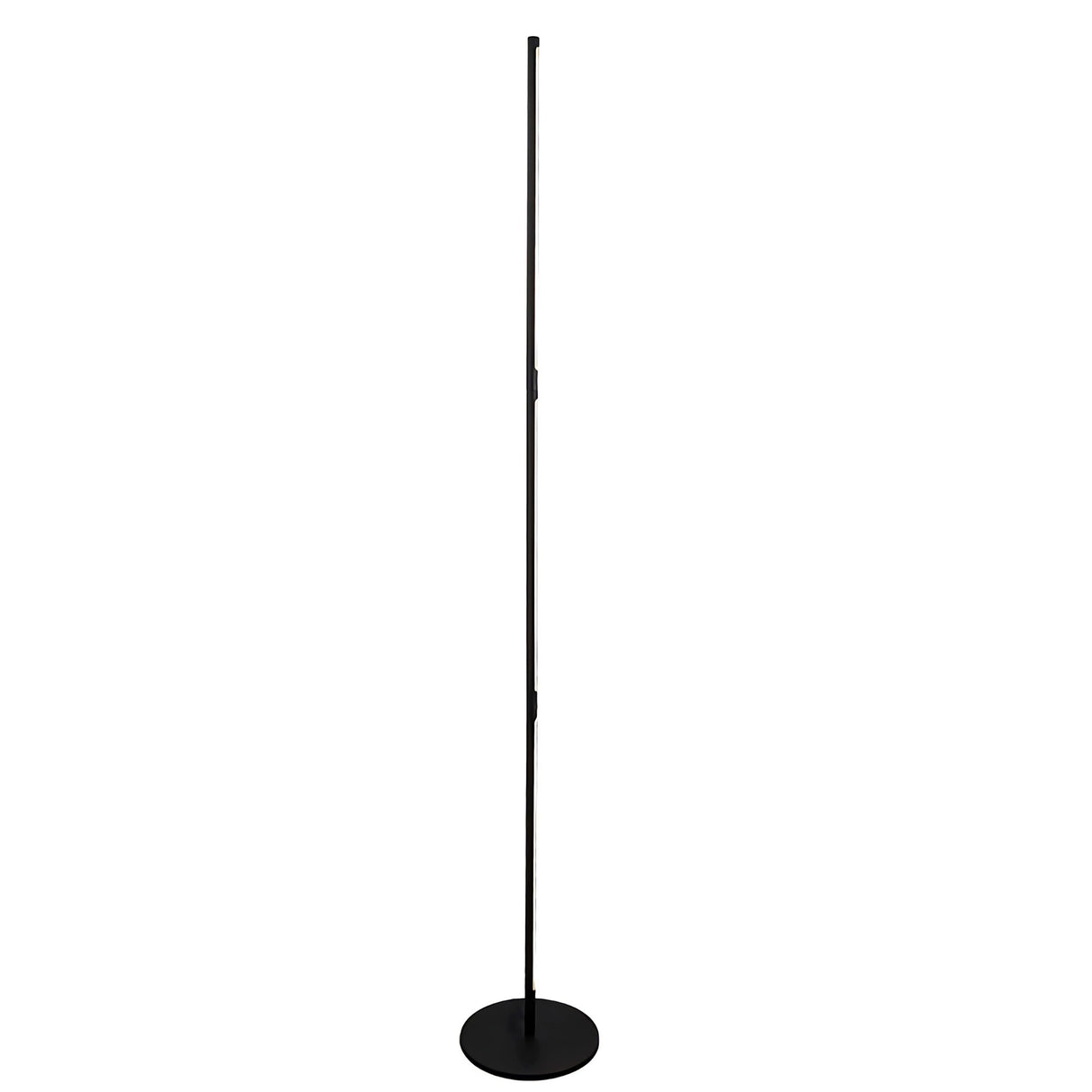 The Tsunami LED Floor Lamp 25W 3000K in Sand Black features a tall, slim design with a round base, standing upright against a plain white background—ideal for modern interiors and minimalist lighting schemes.