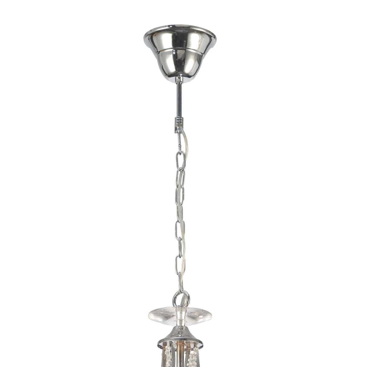 Torino 100cm 18 Light Crystal Chandelier - Polished Chrome