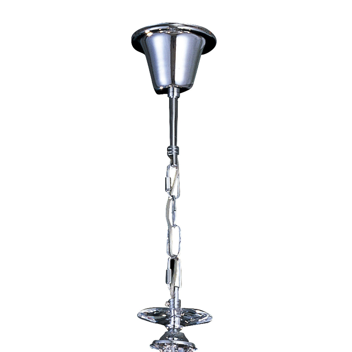 Torino 58cm 5 Light Crystal Chandelier - Polished Chrome