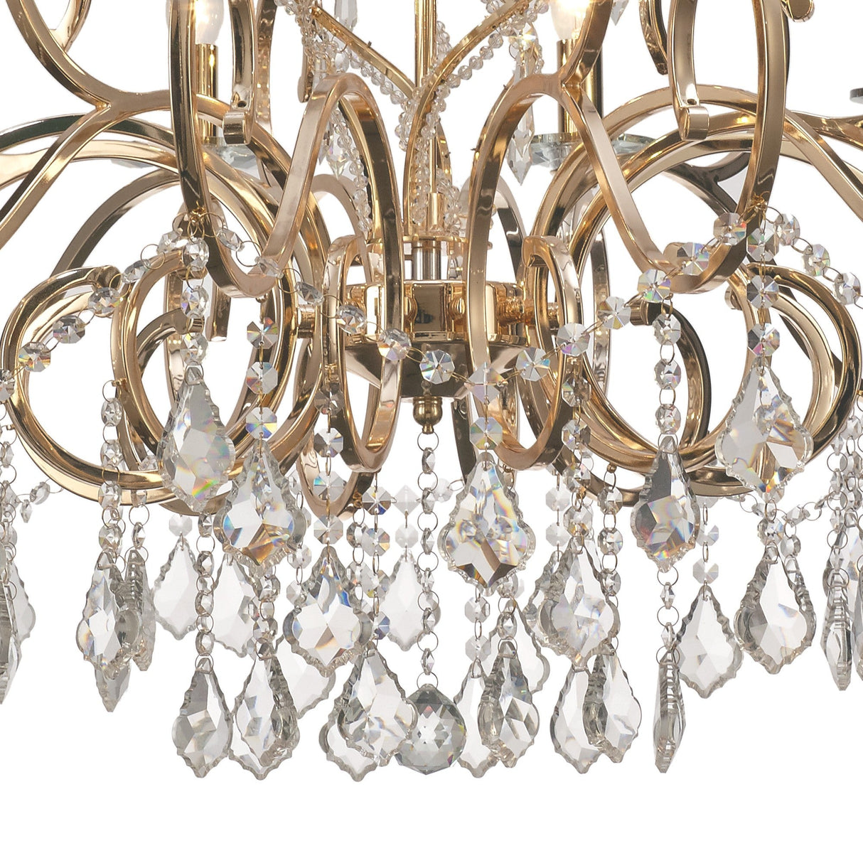 Torino 100cm 18 Light Crystal Chandelier - French Gold