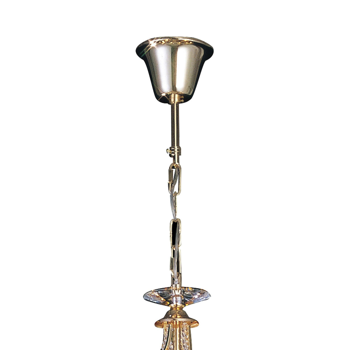 Torino 74cm 8 Light Crystal Chandelier - French Gold