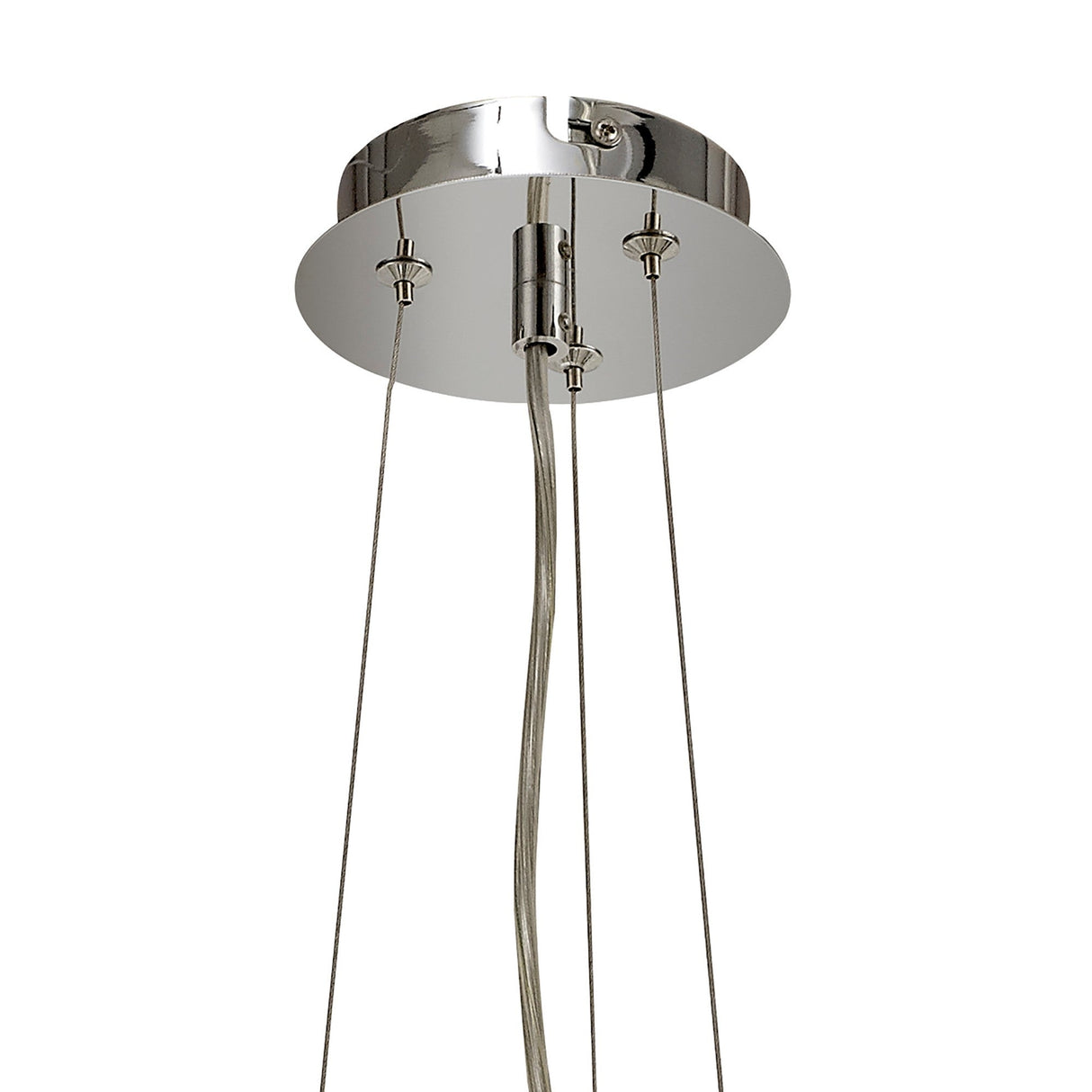 Torre 38cm 5 Light Crystal Suspension Light - Polished Chrome